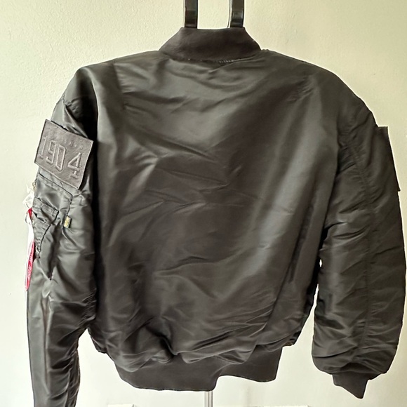 NWT Authentic Mitchell & Ness X Alpha Industries reversible Bomber Jacket - Picture 2 of 12